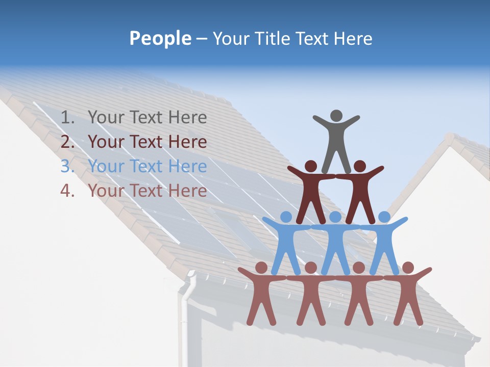 Roof Renewable Sky PowerPoint Template