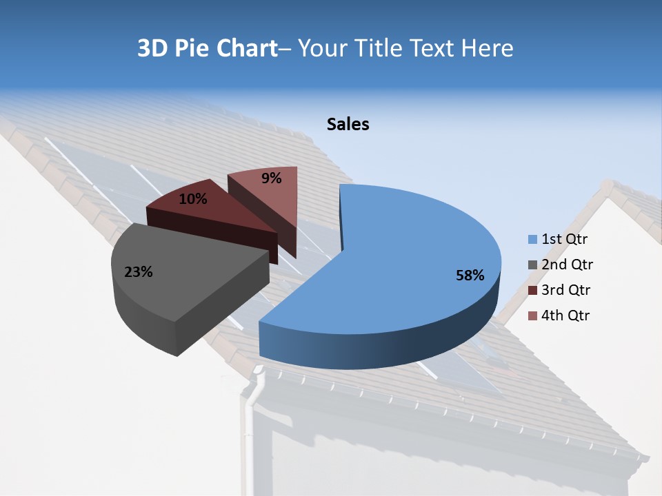 Roof Renewable Sky PowerPoint Template