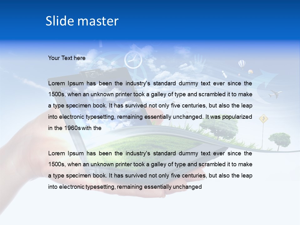 Photovolta Propre Durable PowerPoint Template