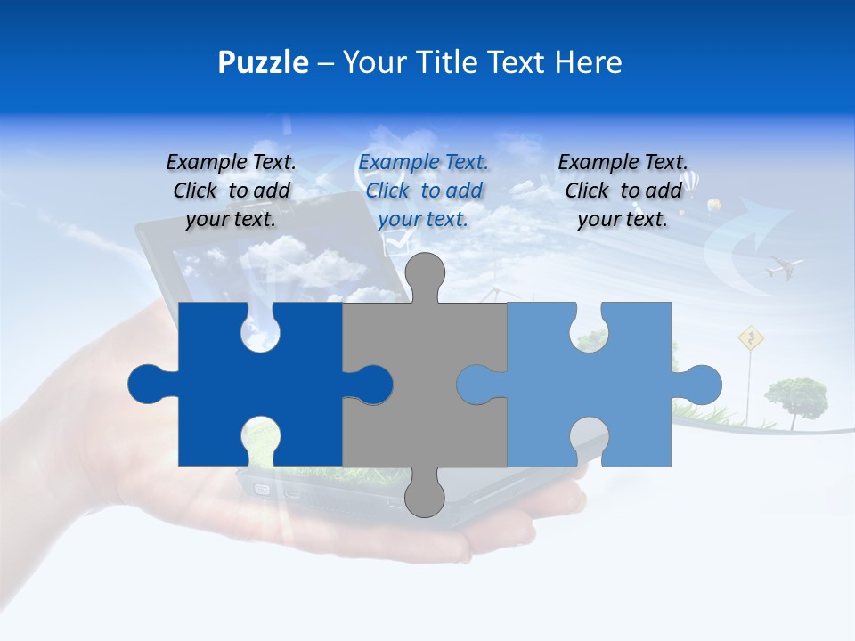 Photovolta Propre Durable PowerPoint Template