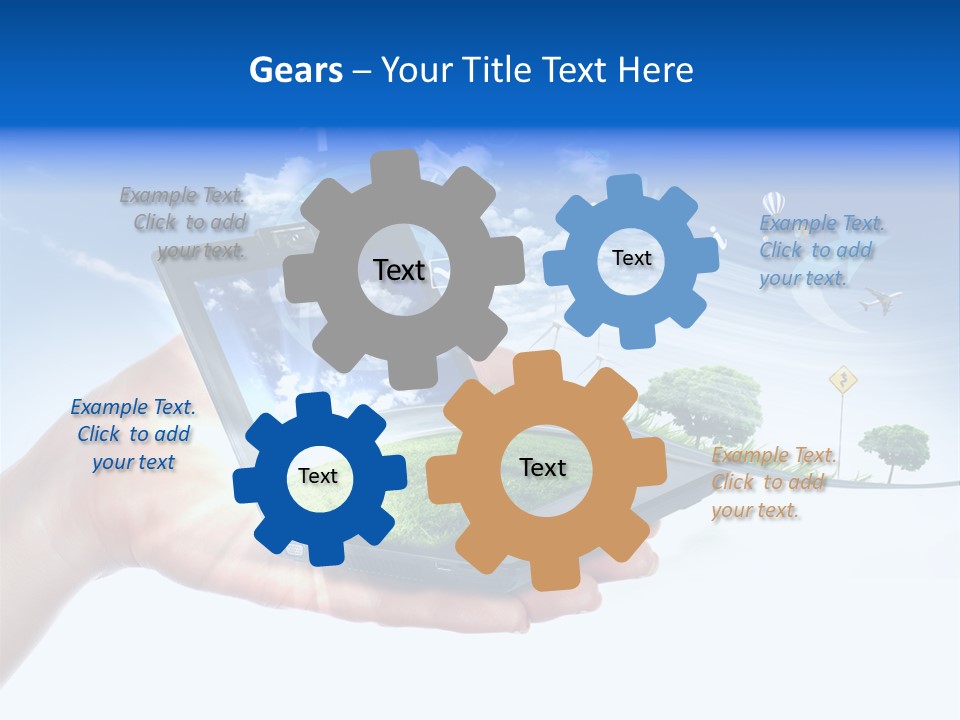 Photovolta Propre Durable PowerPoint Template