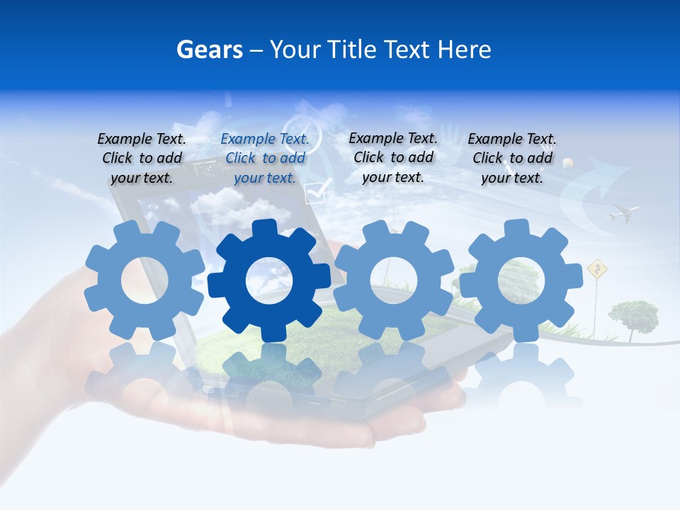 Photovolta Propre Durable PowerPoint Template