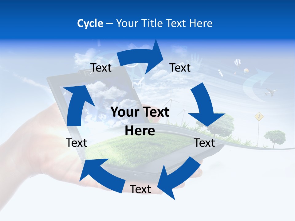 Photovolta Propre Durable PowerPoint Template