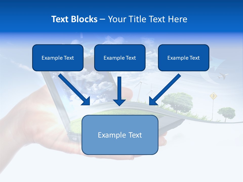 Photovolta Propre Durable PowerPoint Template