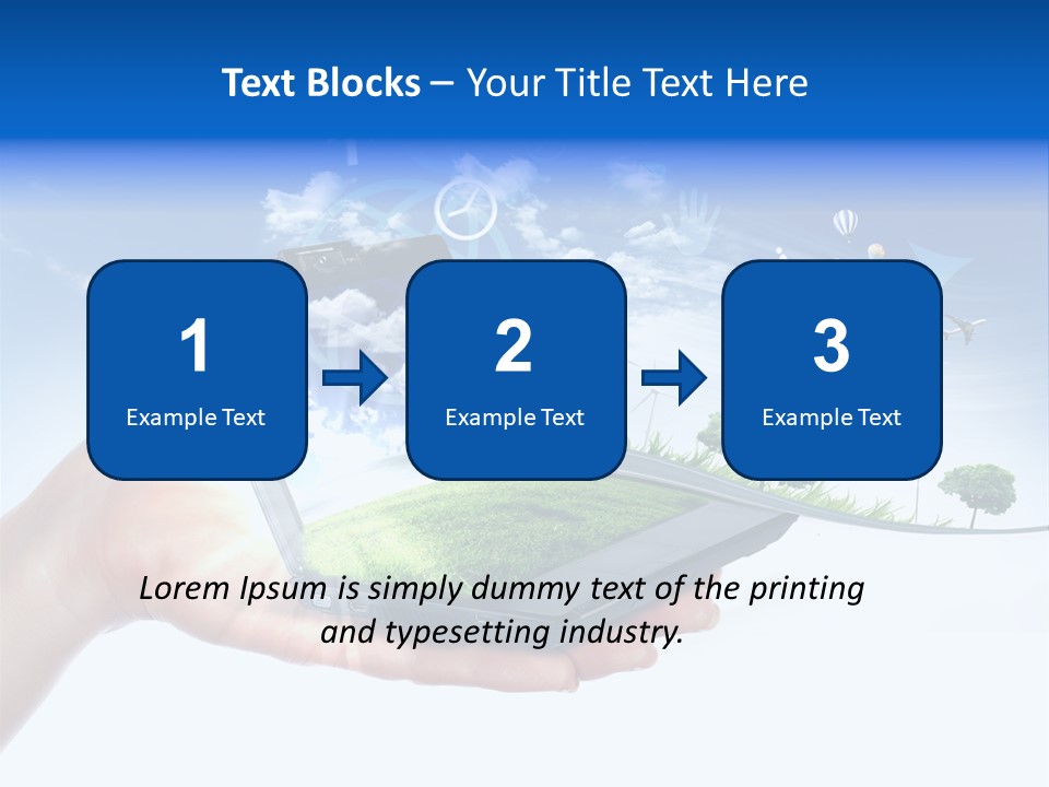 Photovolta Propre Durable PowerPoint Template