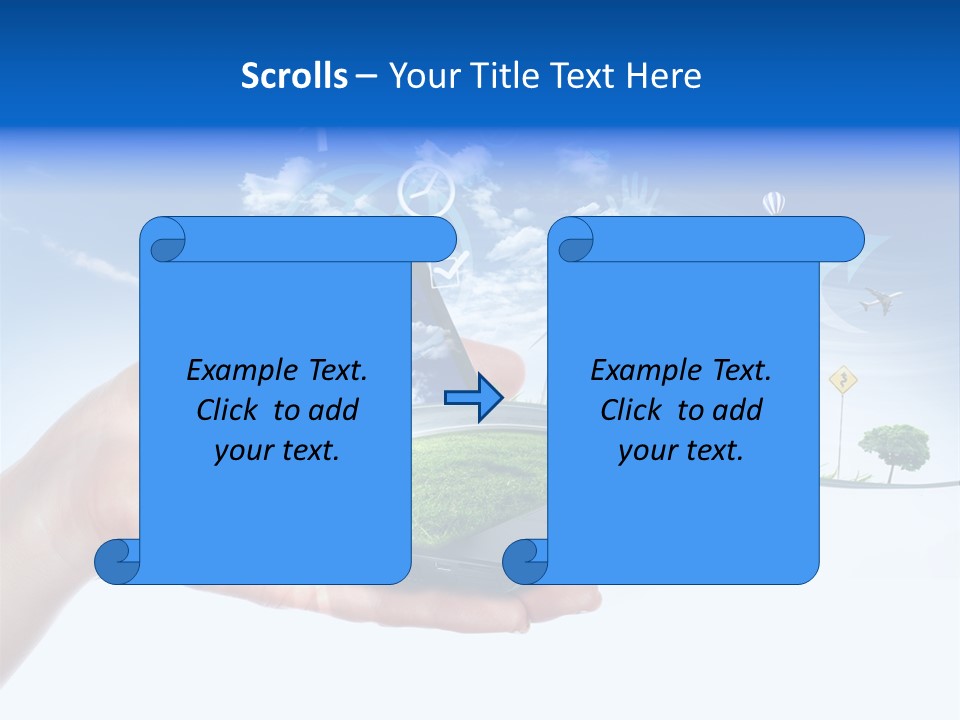 Photovolta Propre Durable PowerPoint Template