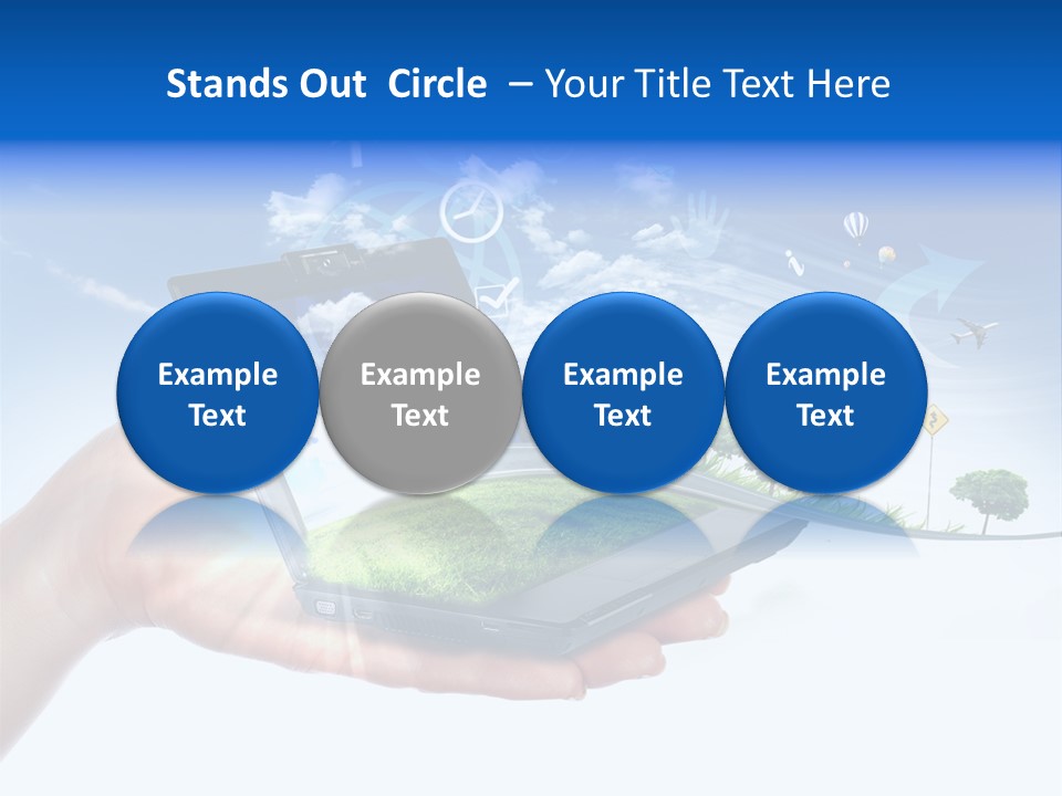 Photovolta Propre Durable PowerPoint Template