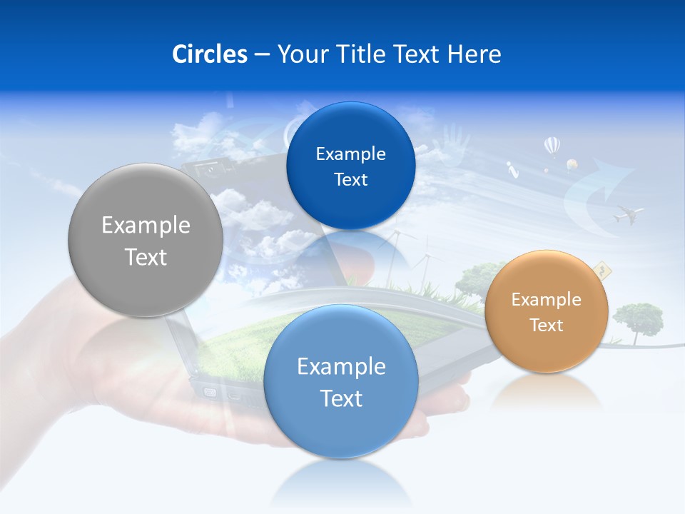 Photovolta Propre Durable PowerPoint Template