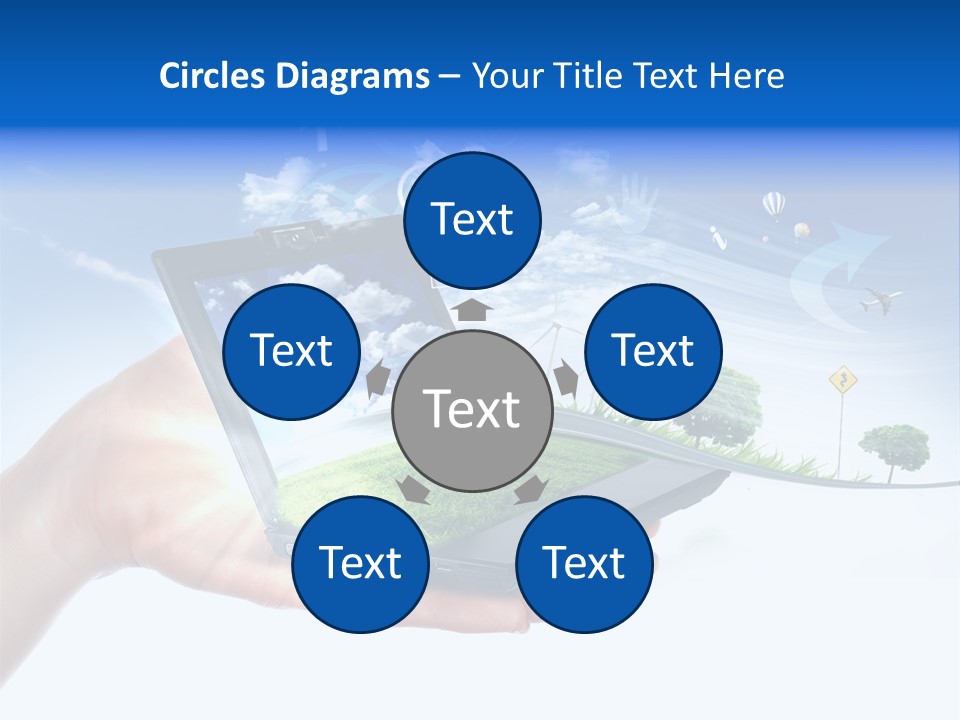 Photovolta Propre Durable PowerPoint Template