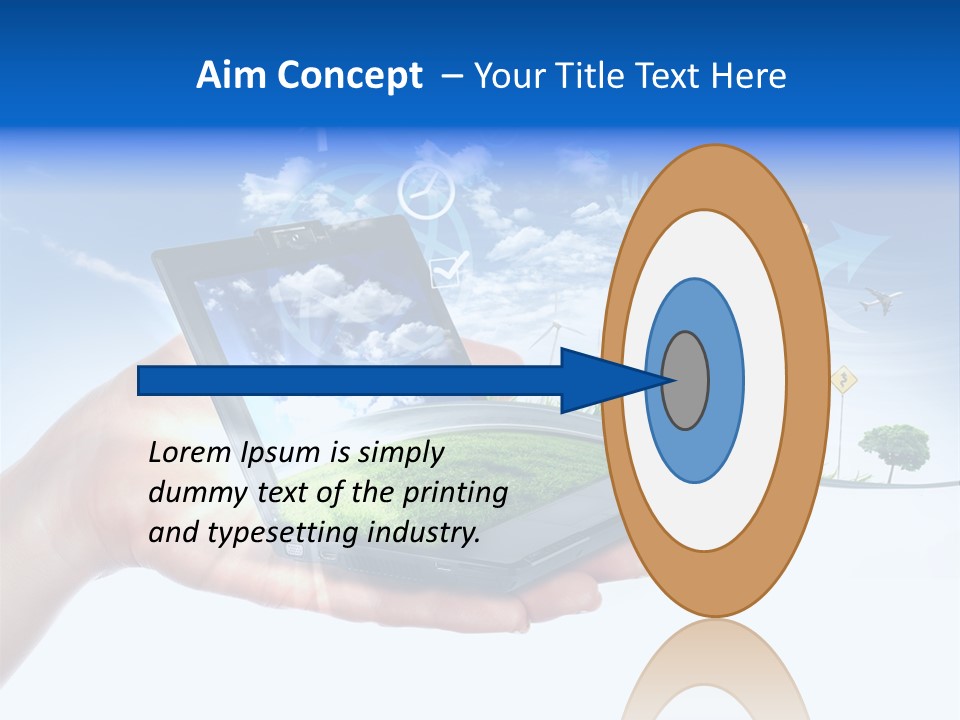 Photovolta Propre Durable PowerPoint Template