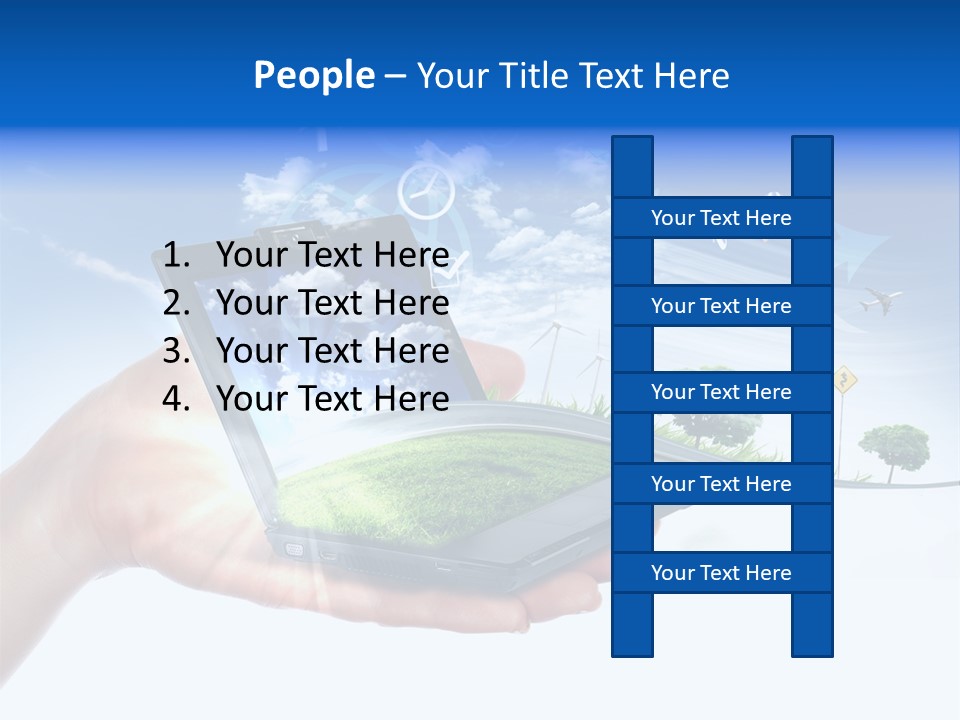 Photovolta Propre Durable PowerPoint Template