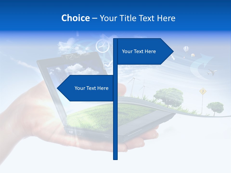 Photovolta Propre Durable PowerPoint Template