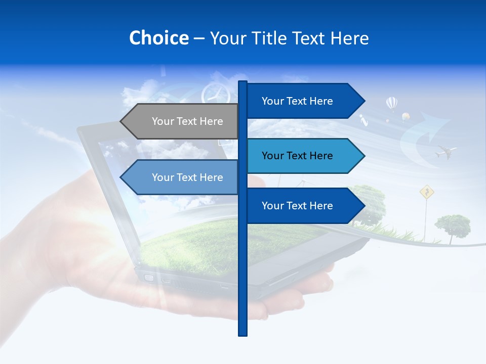 Photovolta Propre Durable PowerPoint Template
