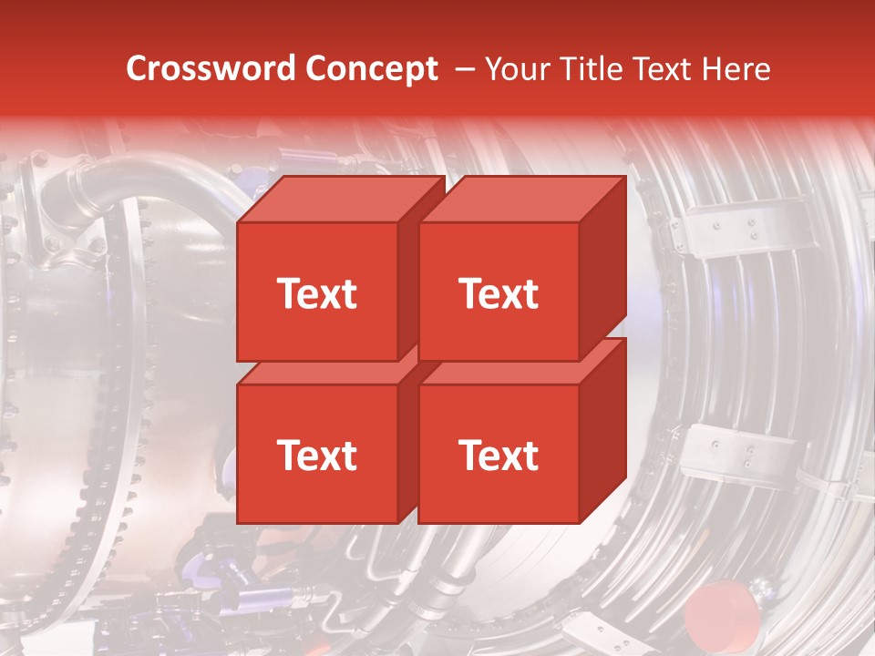 Aeronautic Engine Plane PowerPoint Template
