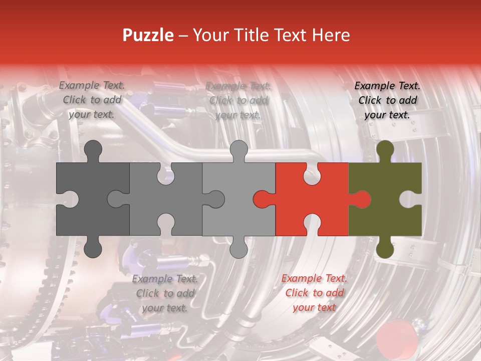 Aeronautic Engine Plane PowerPoint Template