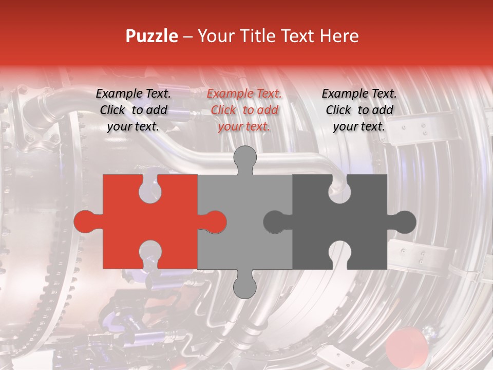 Aeronautic Engine Plane PowerPoint Template