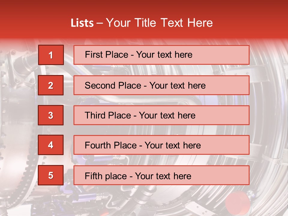Aeronautic Engine Plane PowerPoint Template