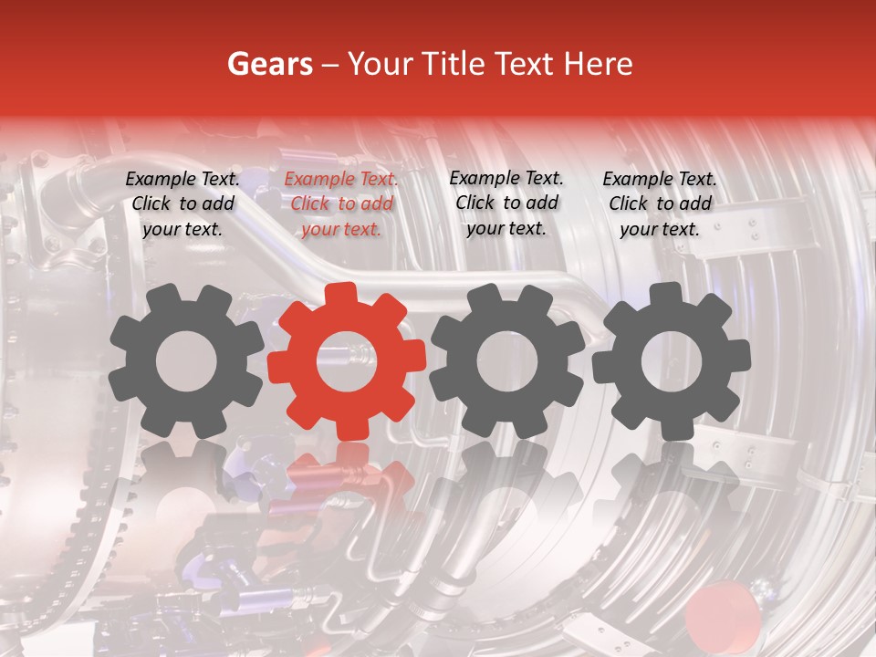 Aeronautic Engine Plane PowerPoint Template