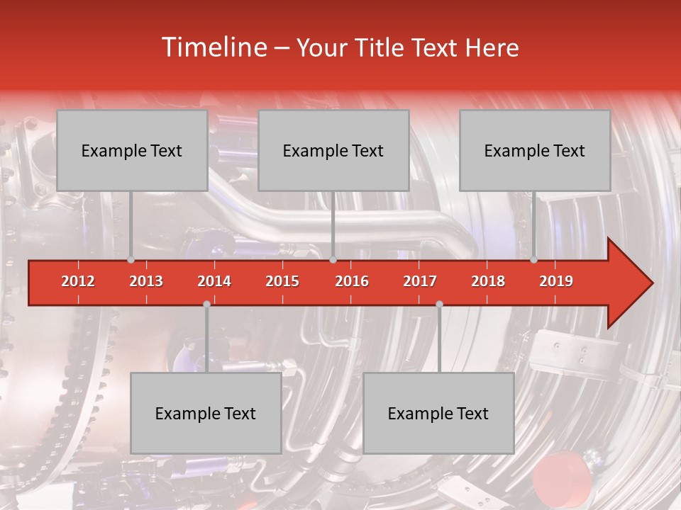 Aeronautic Engine Plane PowerPoint Template