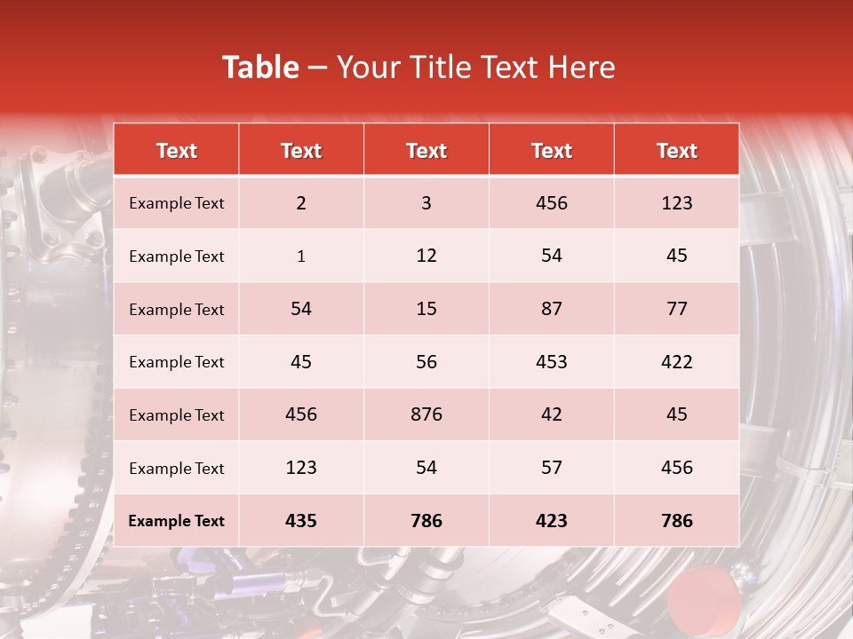 Aeronautic Engine Plane PowerPoint Template