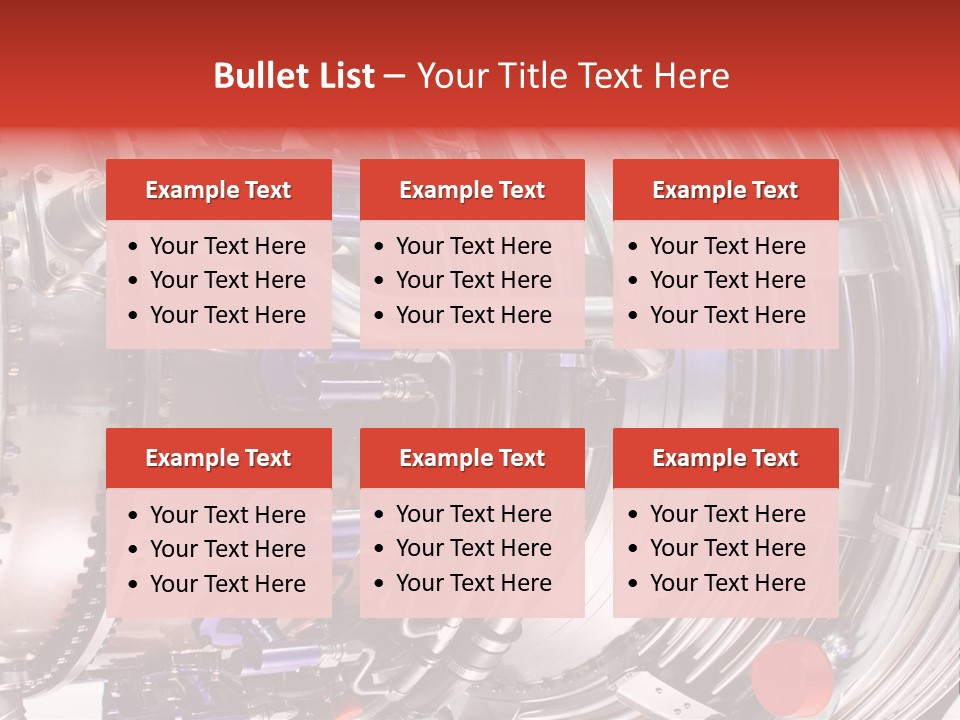 Aeronautic Engine Plane PowerPoint Template