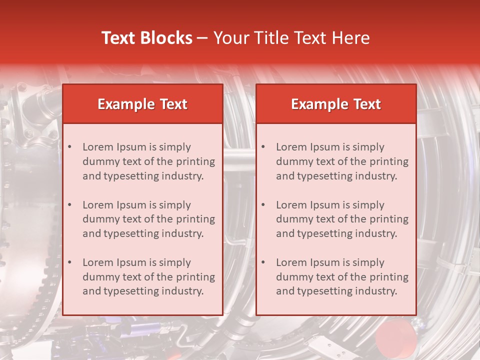Aeronautic Engine Plane PowerPoint Template