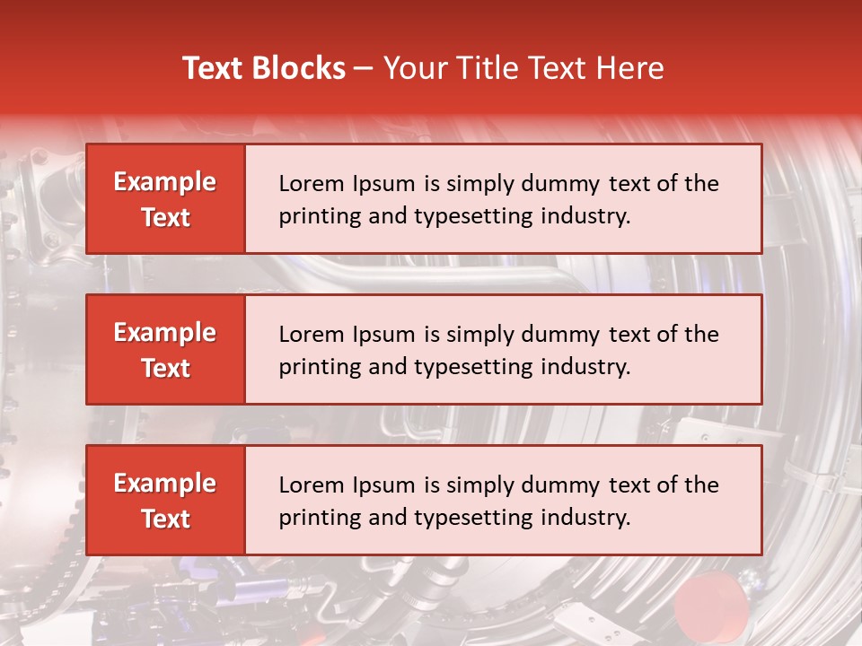 Aeronautic Engine Plane PowerPoint Template