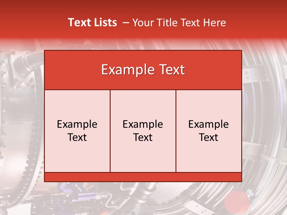 Aeronautic Engine Plane PowerPoint Template