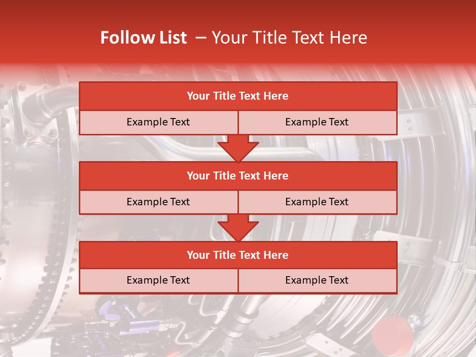 Aeronautic Engine Plane PowerPoint Template