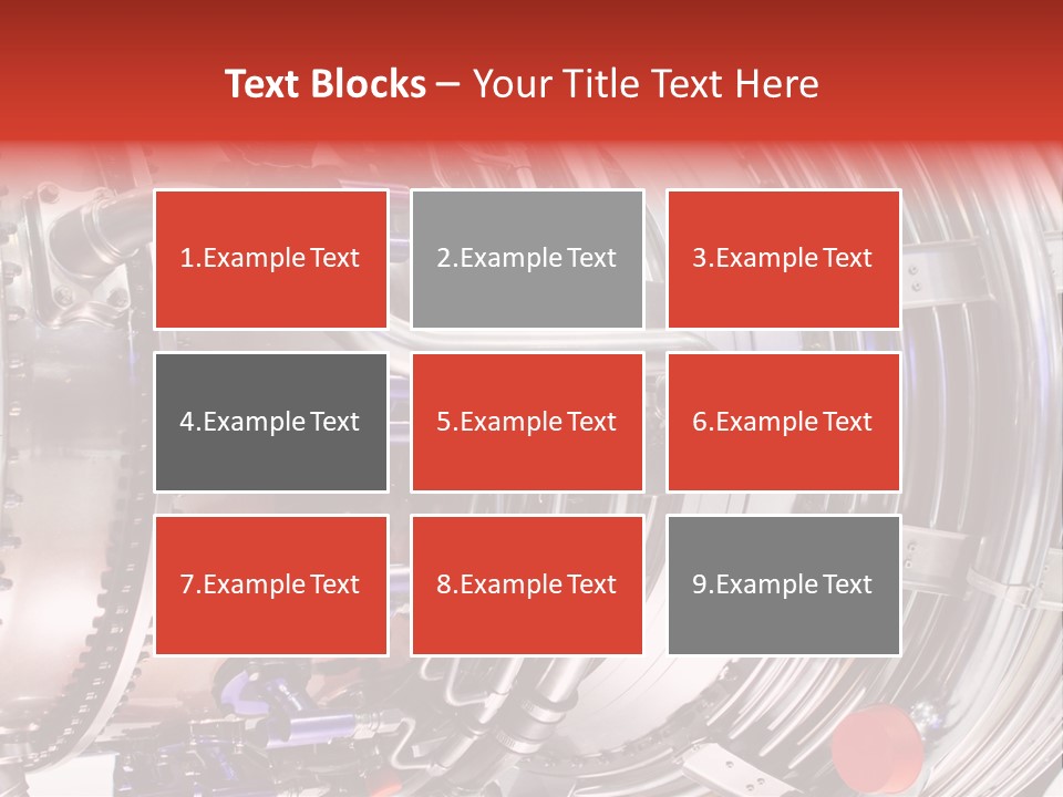 Aeronautic Engine Plane PowerPoint Template