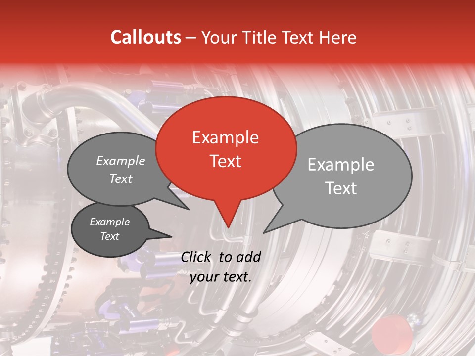 Aeronautic Engine Plane PowerPoint Template