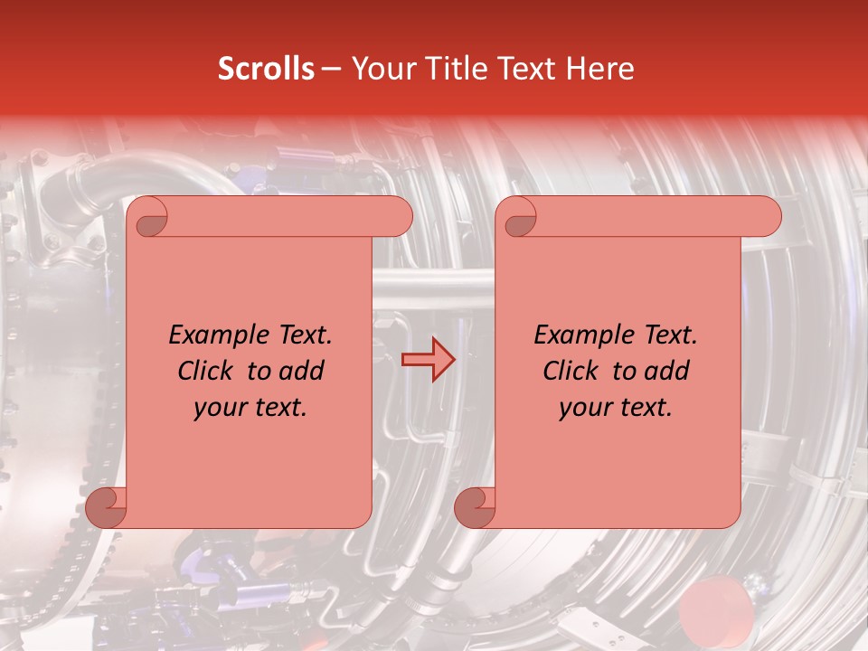 Aeronautic Engine Plane PowerPoint Template