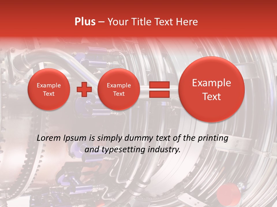 Aeronautic Engine Plane PowerPoint Template