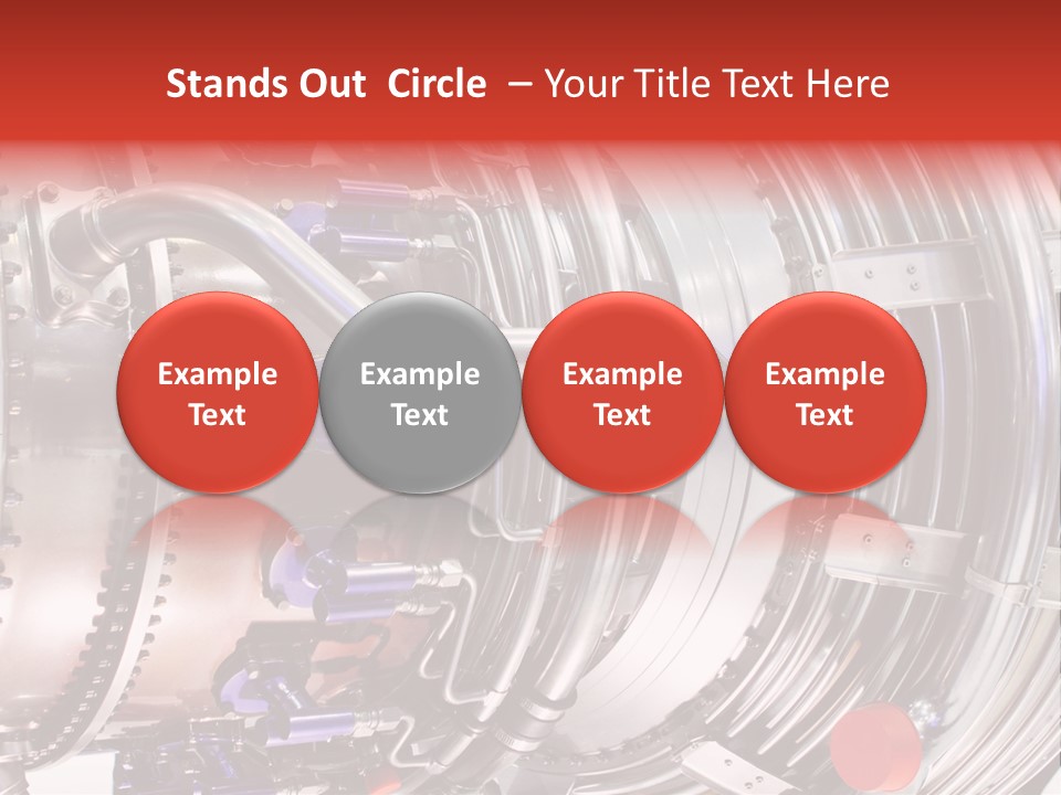 Aeronautic Engine Plane PowerPoint Template