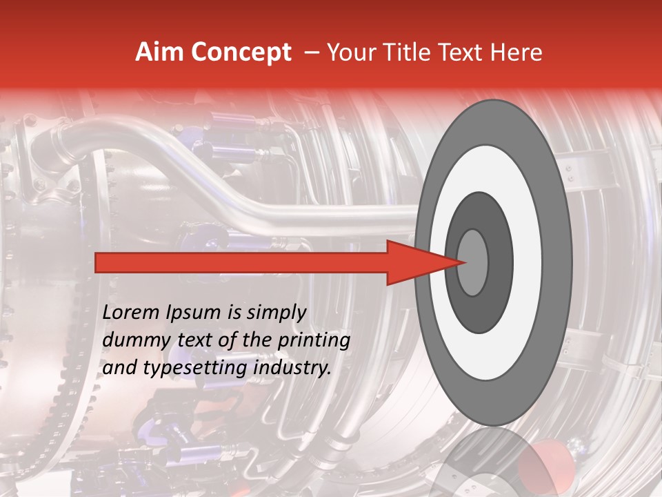Aeronautic Engine Plane PowerPoint Template