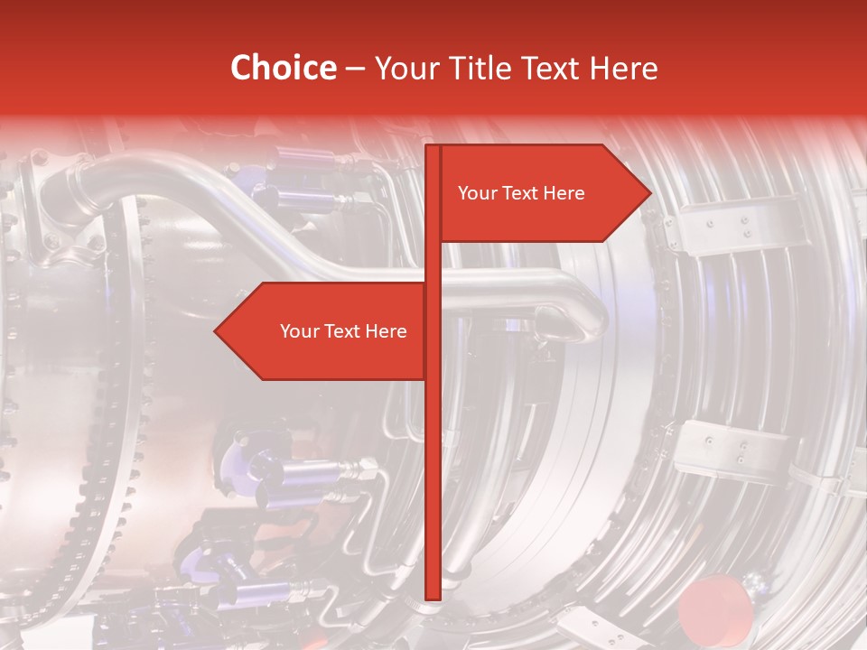 Aeronautic Engine Plane PowerPoint Template