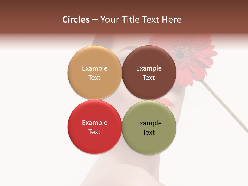 Girl Make Up Female PowerPoint Template