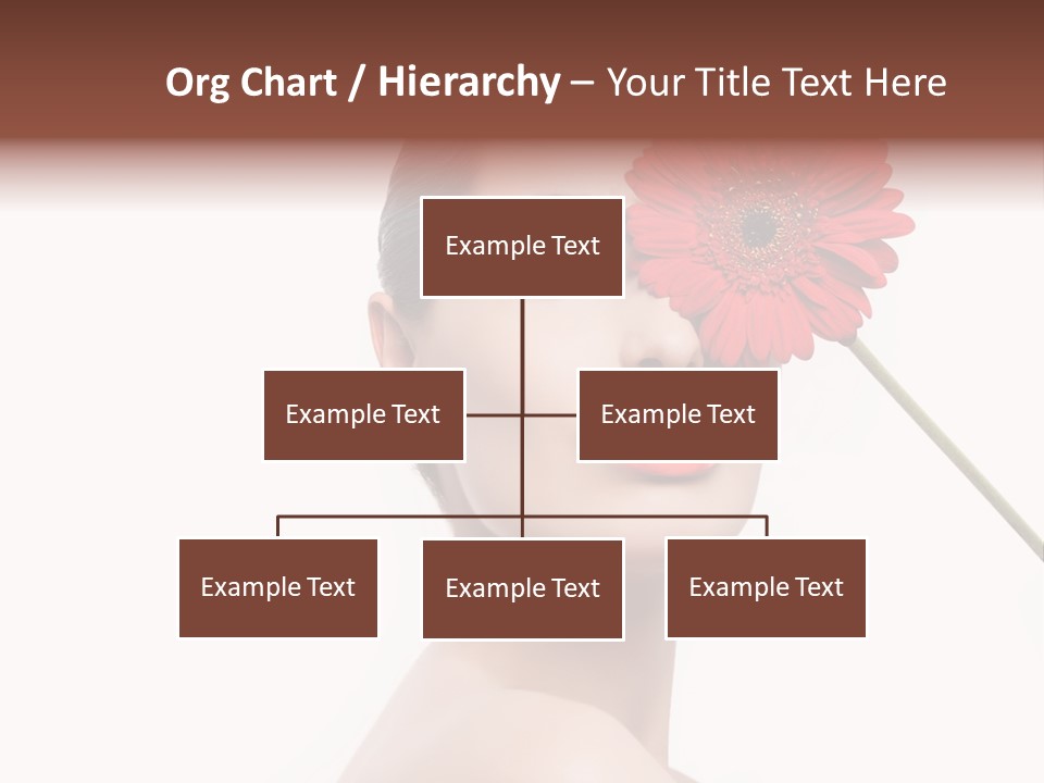 Girl Make Up Female PowerPoint Template