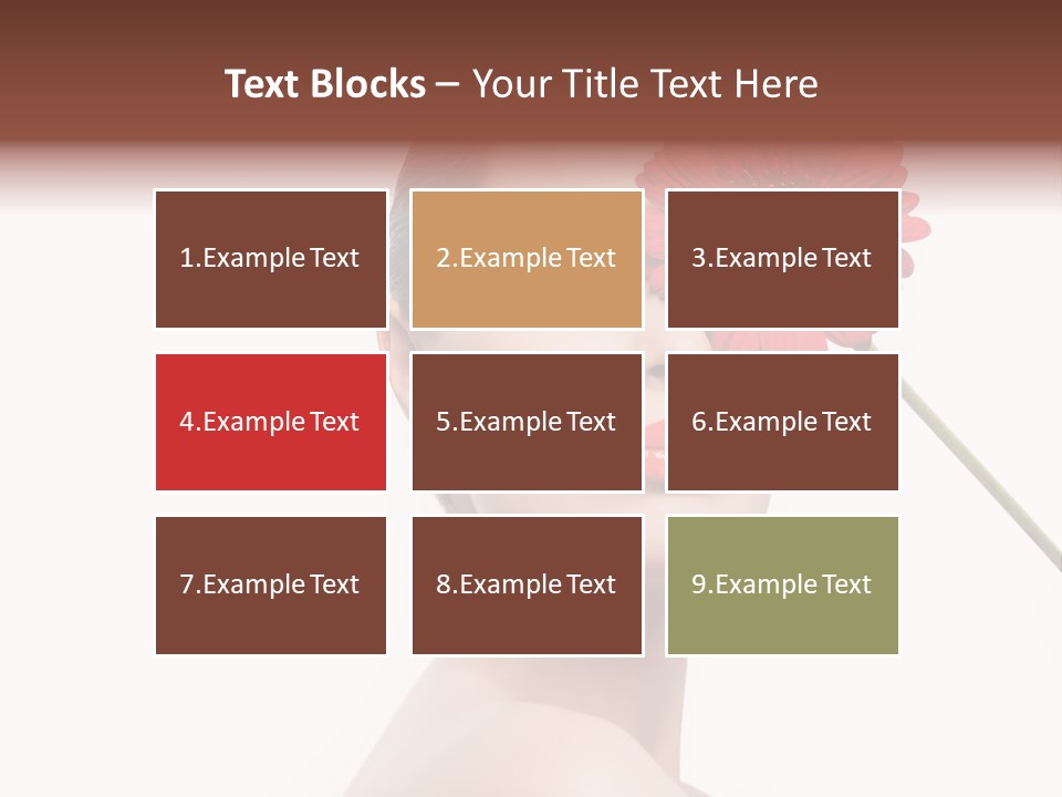 Girl Make Up Female PowerPoint Template