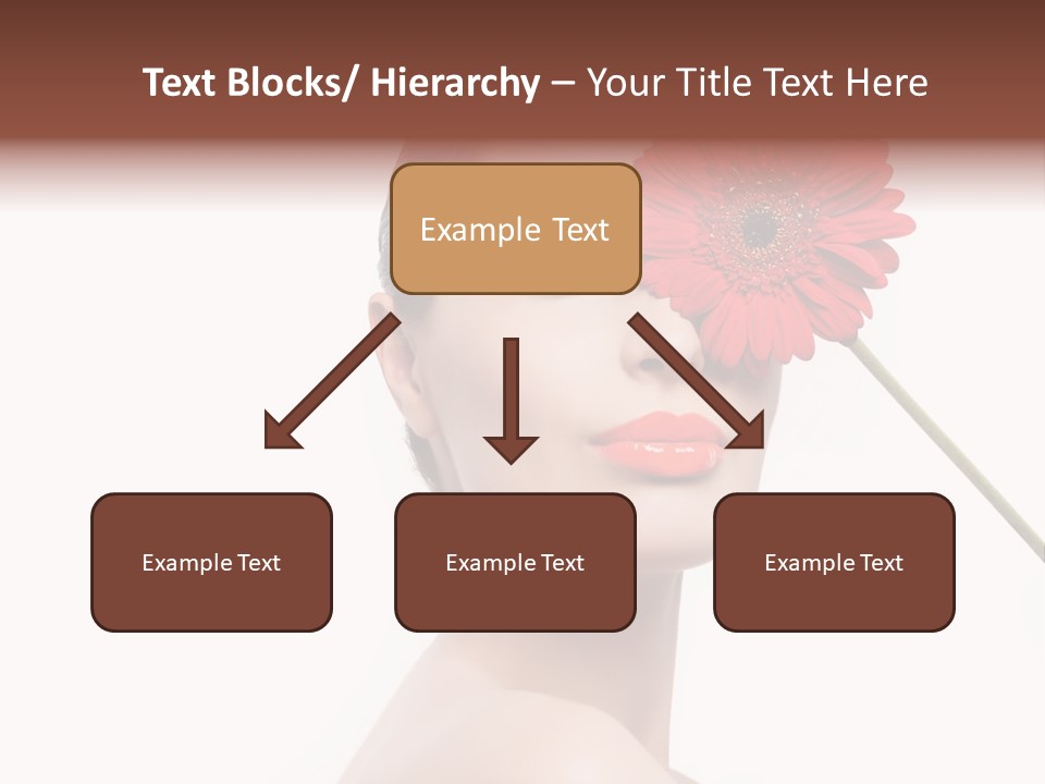 Girl Make Up Female PowerPoint Template