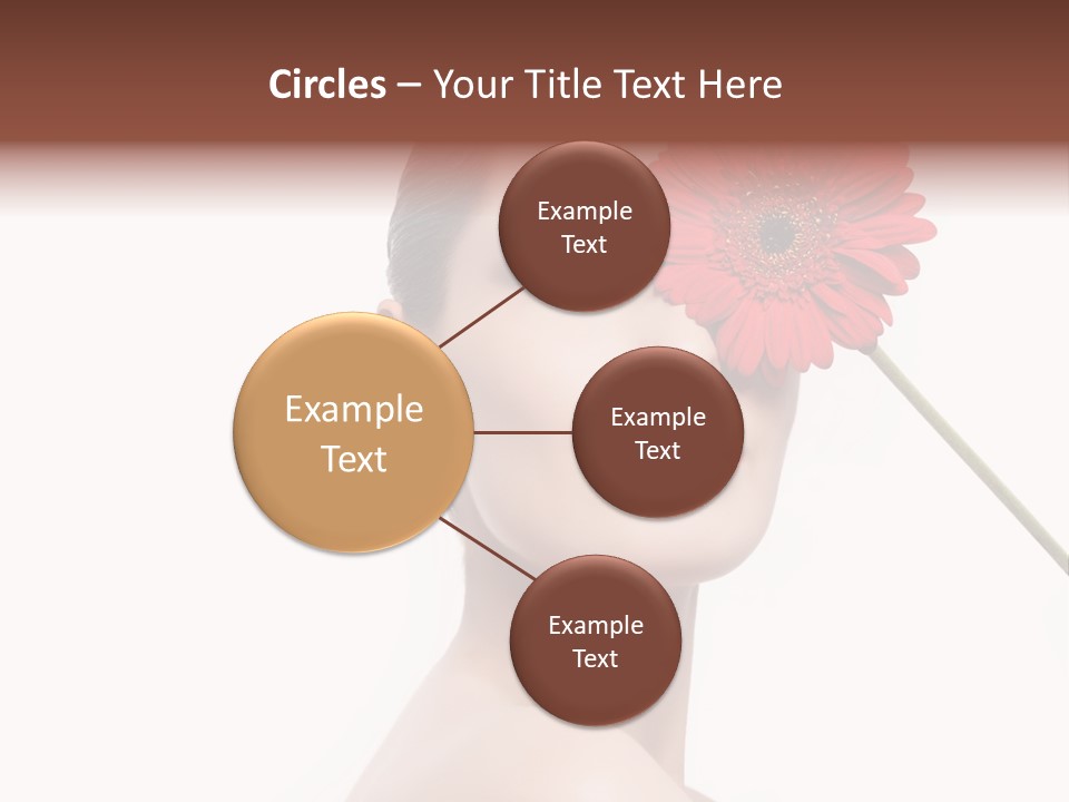 Girl Make Up Female PowerPoint Template