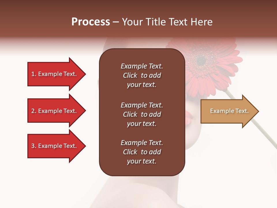 Girl Make Up Female PowerPoint Template