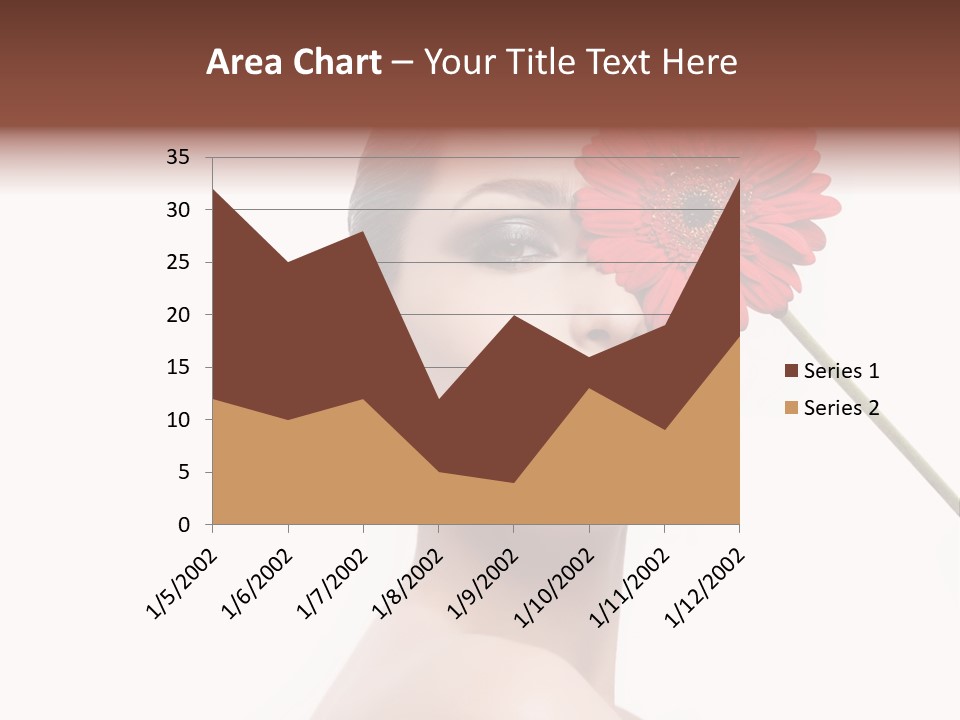 Girl Make Up Female PowerPoint Template