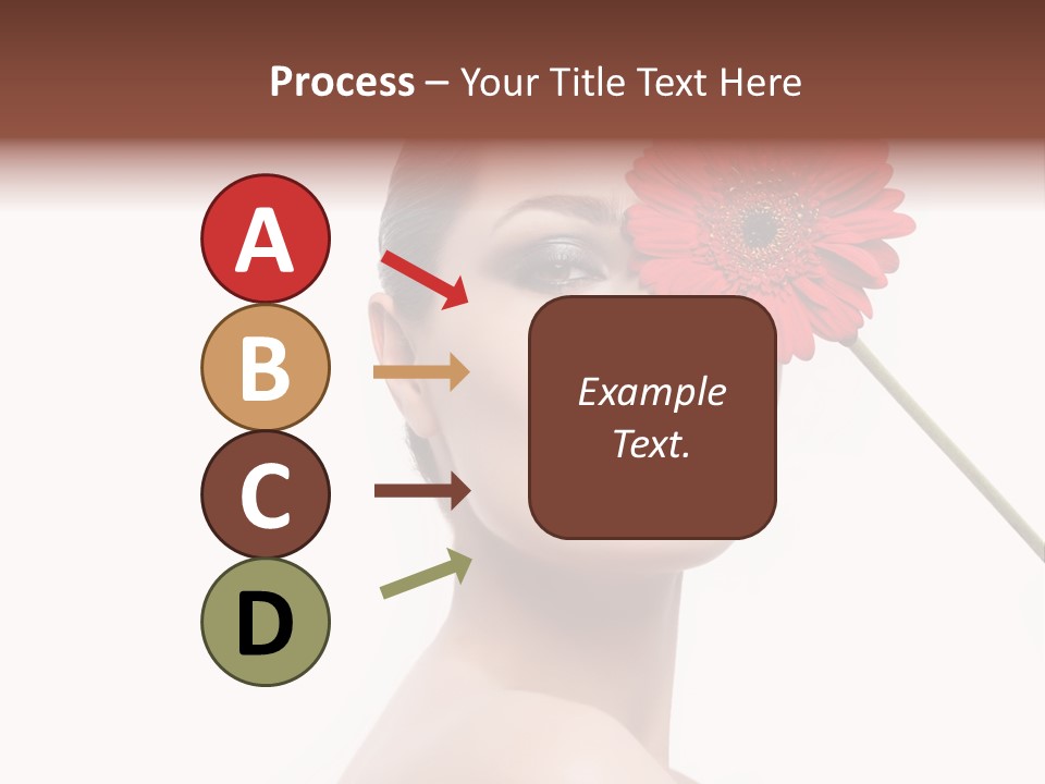 Girl Make Up Female PowerPoint Template