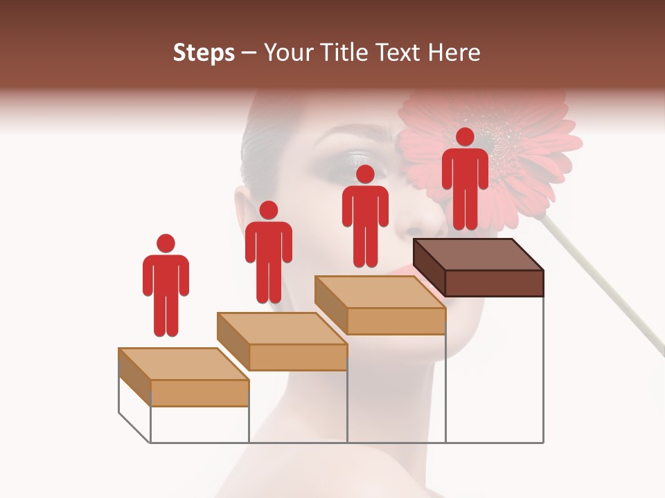 Girl Make Up Female PowerPoint Template