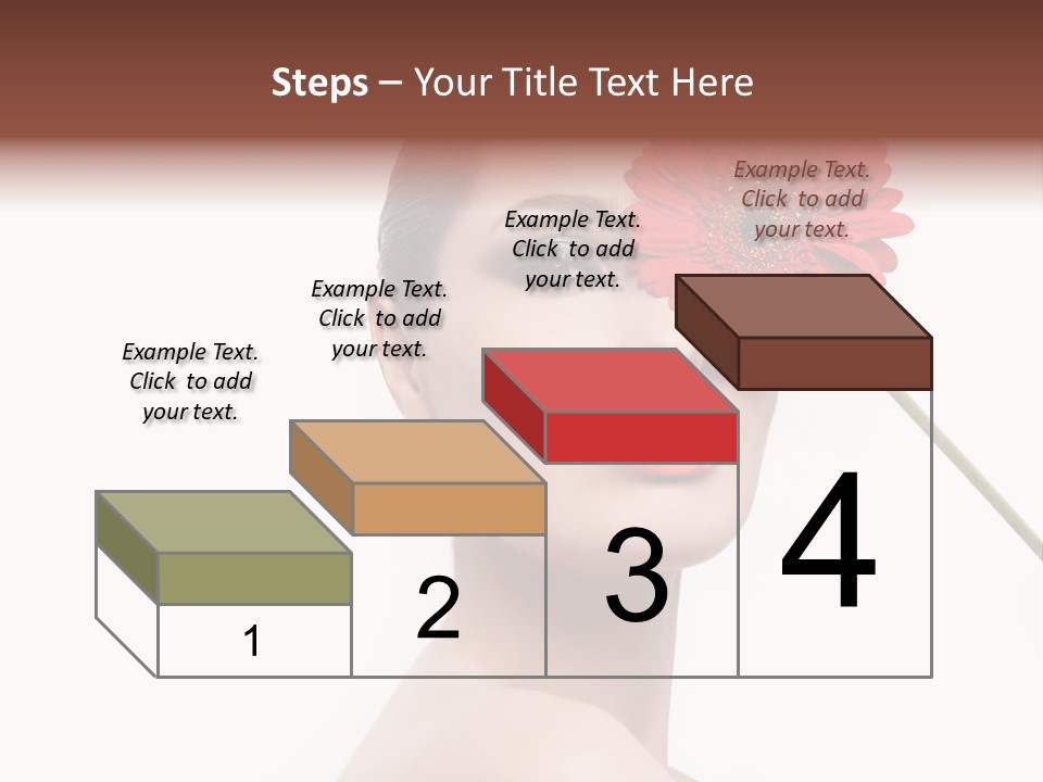 Girl Make Up Female PowerPoint Template