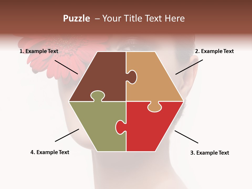 Lady Charm White PowerPoint Template