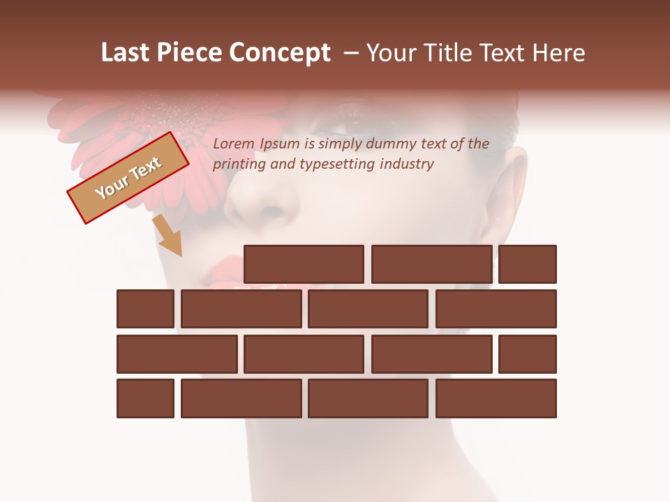 Lady Charm White PowerPoint Template