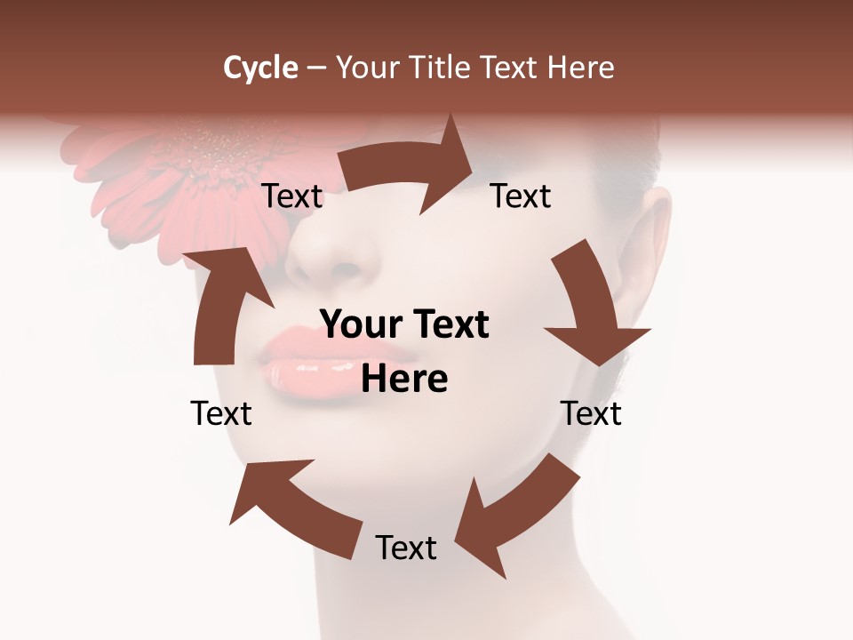 Lady Charm White PowerPoint Template