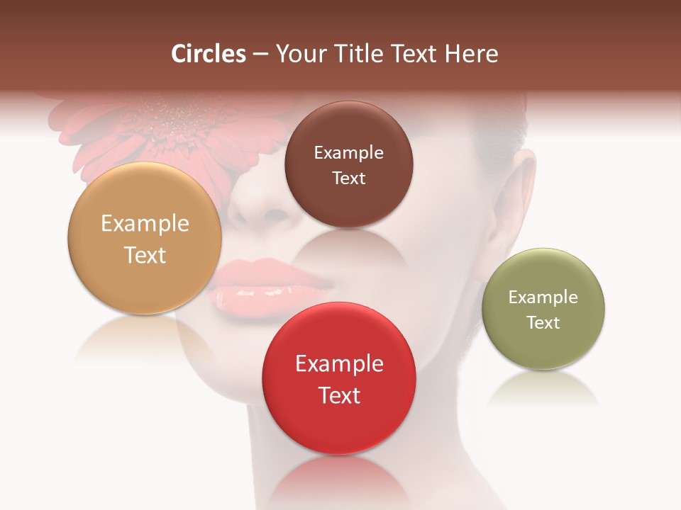 Lady Charm White PowerPoint Template